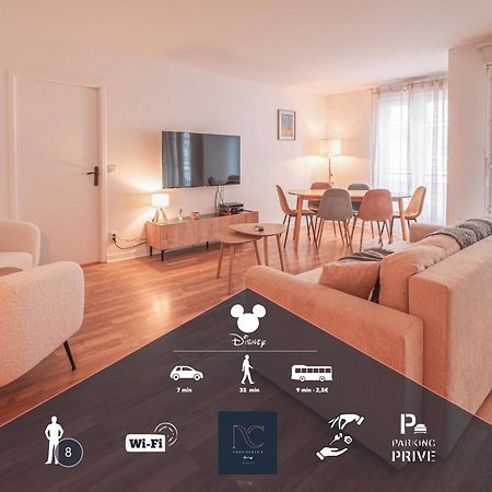 *Disneyland-Paris* 8Pers, Wifi, 2 Parkings Serris Exterior photo